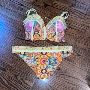 Maaji long line bandeau bikini set
